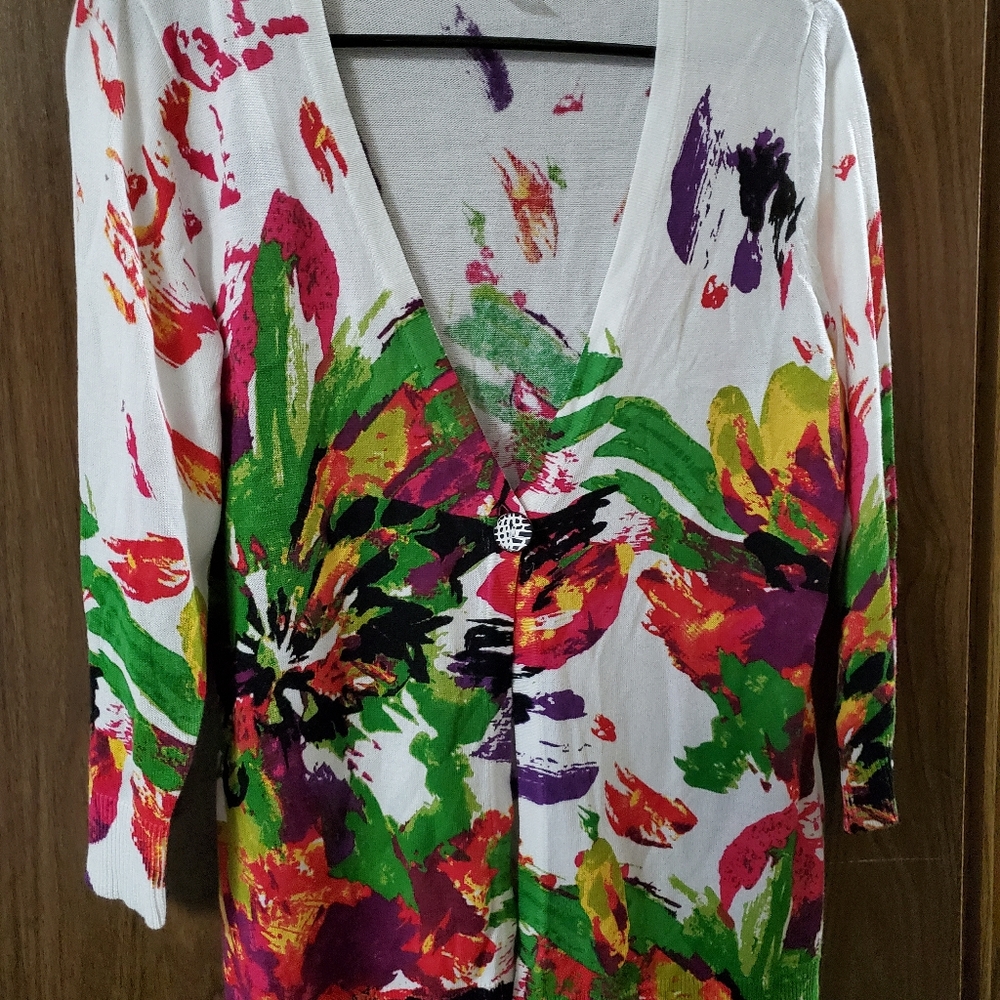 Colorful cardigan